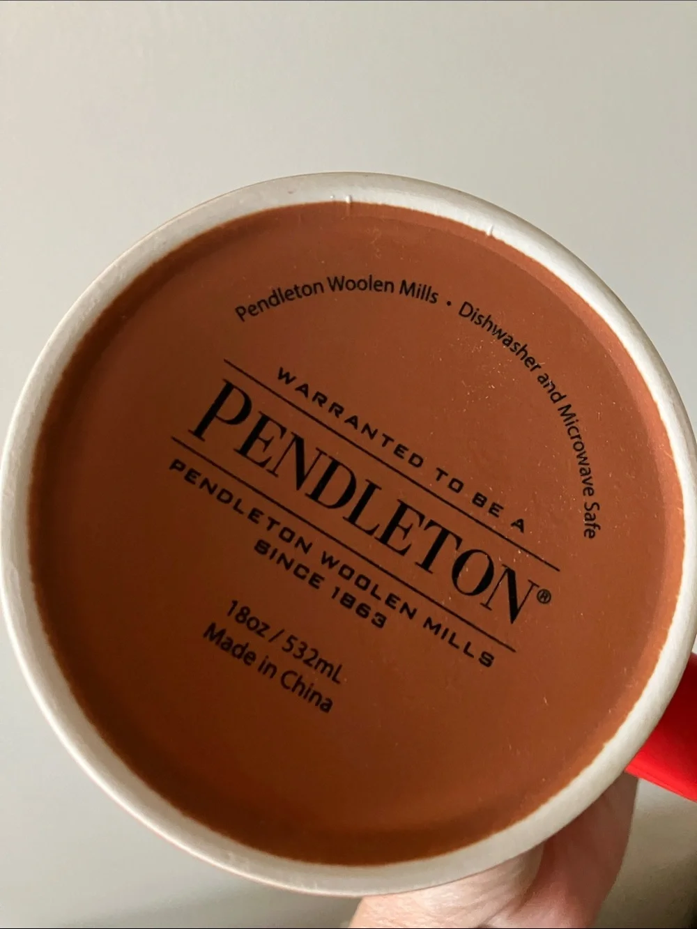 Pendleton Shelter Bay Stoneware Mug 18 oz National Parks Collection Cabin Coffee
